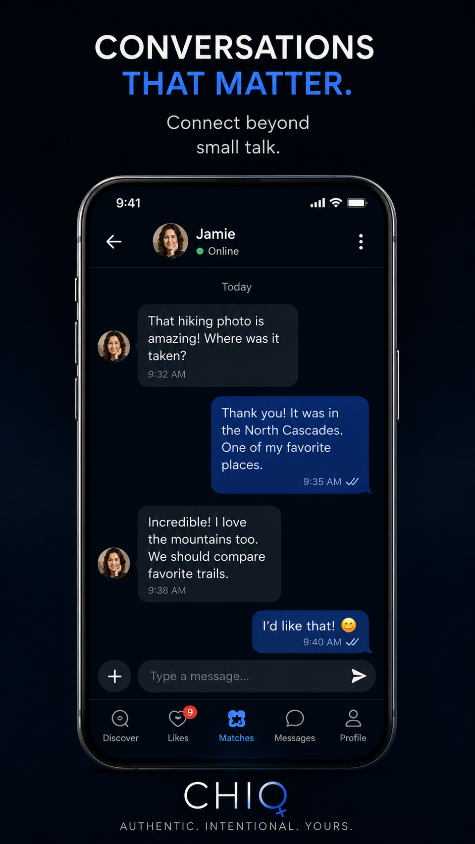 Chat screen